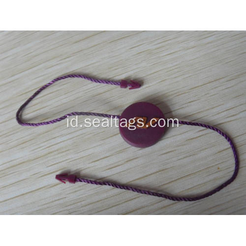 label hitam dengan string